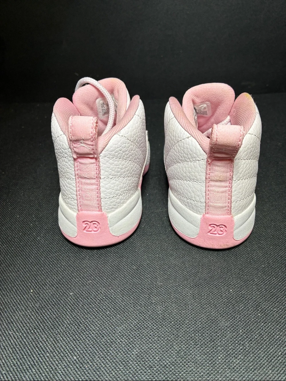 SKU 819666-600 AIR JORDAN 12 TD PEARL PINK  SNEAKERS USED (not box)